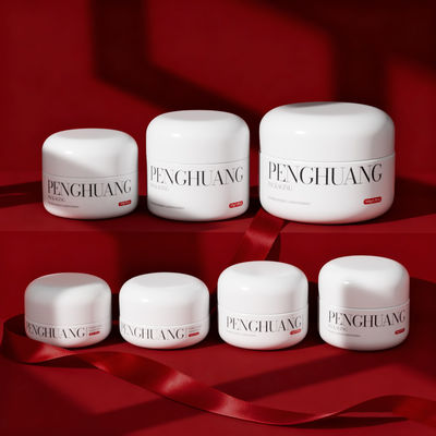 Προσαρμοσμένα γυάλινα βάζα κρέμας για lip balm σε λευκό/διαφανές/προσαρμοσμένο με προσαρμοσμένο λογότυπο και προσαρμοσμένο χρώμα/εκτύπωση