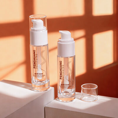 Μπουκάλια υγρού make-up από γυαλί, σετ συσκευασίας καλλυντικών χωρητικότητας 30ml, με δυνατότητα προσαρμοσμένης εκτύπωσης και ανθεκτικό, αεροστεγές, αδιάβροχο σχεδιασμό