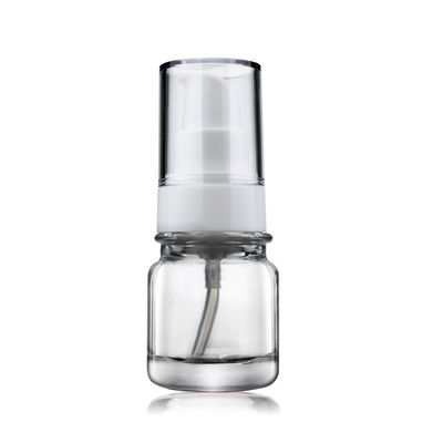 Καλλυντική συσκευασία 30ml γύρω από το σαφές μπουκάλι γυαλιού ιδρύματος λοσιόν ορών με την αντλία