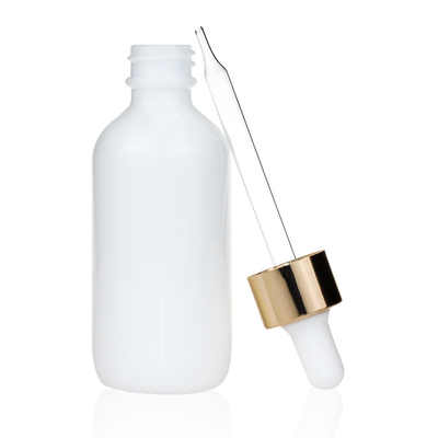 60ml κενή άσπρη Opal καλλυντική συσκευασία μπουκαλιών γυαλιού της Βοστώνης