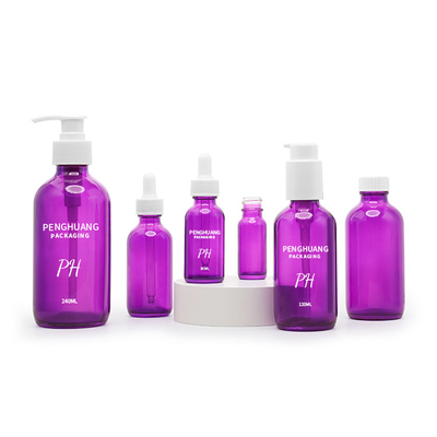30ml ηλέκτρινο της Βοστώνης μπουκάλι ουσιαστικού πετρελαίου γυαλιού ψεκαστήρων αντλιών μπουκαλιών άσπρο