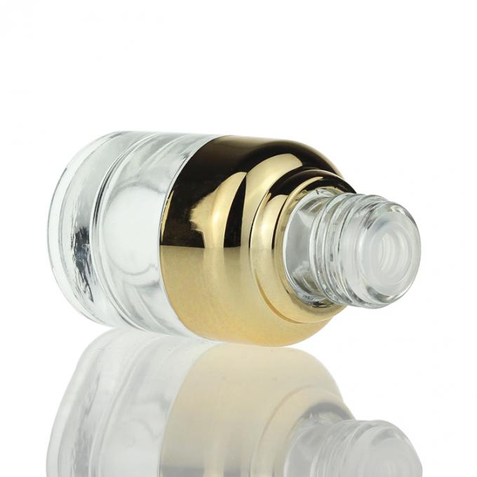 Υψηλός - ποιότητα Dropper ορών ουσίας γυαλιού φροντίδας δέρματος 20 μιλ. αργιλίου μπουκαλιών ώμων καλλυντικό μπουκάλι S032