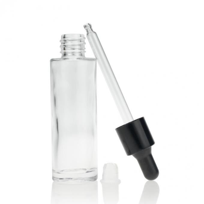 Η κλασσική καλλυντική συσκευασία 30ml καθαρίζει Dropper γυαλιού το μπουκάλι ορών μπουκαλιών