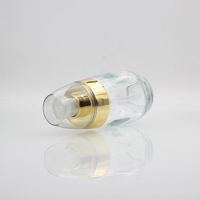 Μπουκάλι ιδρύματος γυαλιού πολυτέλειας καλής ποιότητας 60ml/μπουκάλι λοσιόν με την αντλία