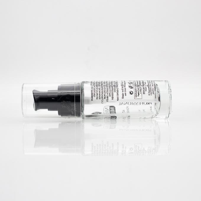 Υγρό μπουκάλι αντλιών ιδρύματος γυαλιού μπουκαλιών λοσιόν χαμηλής τιμής 30ml