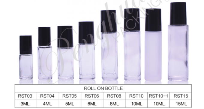 Άρωμα γυαλιού υγρός ρόλος σφαιρών κυλίνδρων 10 μιλ. στα μπουκάλια για τα ουσιαστικά πετρέλαια