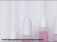 Σαφής συσκευασία μπουκαλιών λοσιόν ορών κυλίνδρων 30ml 40ml 50ml 60ml συνήθειας