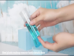 συσκευάζοντας μπουκάλι αφαίρεσης 50ml/60ml PET+PP Makeup με το μέγεθος αντλιών Τύπου samll εύκολο να πραγματοποιήσει